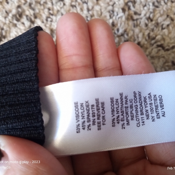 Anthropologie House of Harlow 1960 Women's Ribbed Halter Top Black Size Medium - Picture 6 of 7